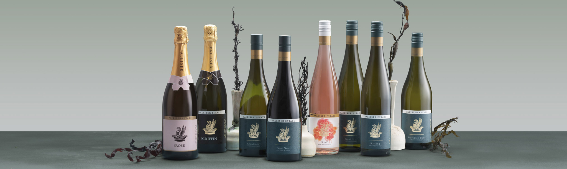 The full lineup of Palliser Estate wines The full lineup of Palliser Estate wines