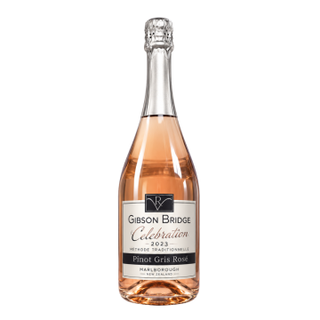 Gibson Bridge Celebration Methode Traditionelle Pinot Gris Rose Sparkling 2023 750ml