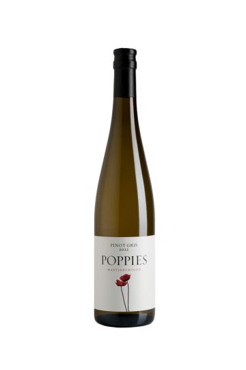 Poppies Martinborough Estate Pinot Gris 2023 750ml