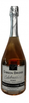 Gibson Bridge Celebration Methode Traditionelle Gewurztraminer Rose Corked Sparkling 2020