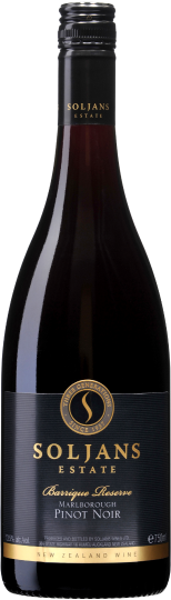 Soljans Estate Winery Barrique Reserve Pinot Noir 2023 750ml