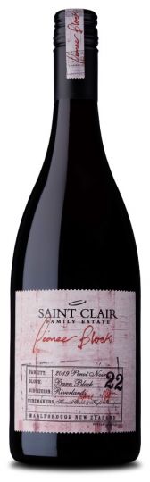 Saint Clair Family Estate Pioneer Block 22 Pinot Noir 2019 750ml