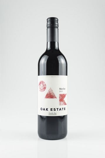 Oak Estate Wines Estate Merlot 2019 750ml