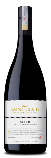 Saint Clair Family Estate Gimblett Gravels Reserve Syrah 2021 750ml