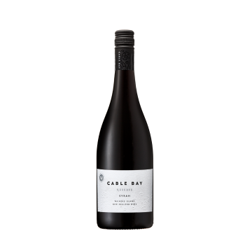 Cable Bay Waiheke Island RESERVE Syrah 2019 750ml