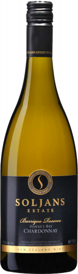 Soljans Estate Winery Barrique Reserve Chardonnay 2020 750ml