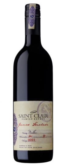Saint Clair James Sinclair Malbec 2022 750ml