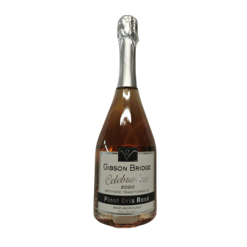 Gibson Bridge Methode Traditionelle Celebration Pinot Gris Rose Corked Sparkling 2020 750ml