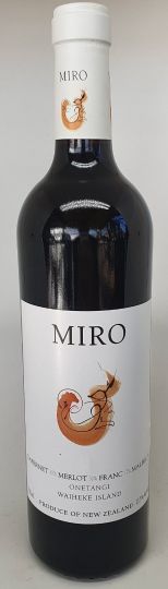 Miro Vineyard The Miro 2019 750ml