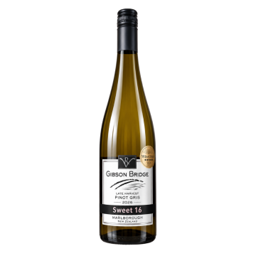Gibson Bridge Sweet 16.  Late Harvest Pinot Gris 2026 375ml