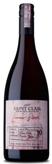 Saint Clair Family Estate Pioneer Block 10 Pinot Noir 2019 750ml
