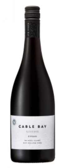 Cable Bay Waiheke Island RESERVE Syrah 2020 750ml